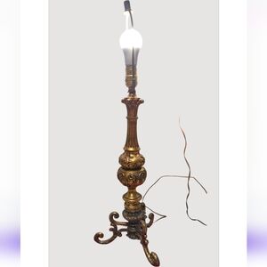 Vintage Carl Falkenstein Lamp Base 7112 Hollywood Regency MCM Mid-Century Brass